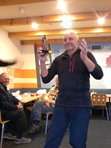 Vítěz Jiří Šourek s putovním Playerem